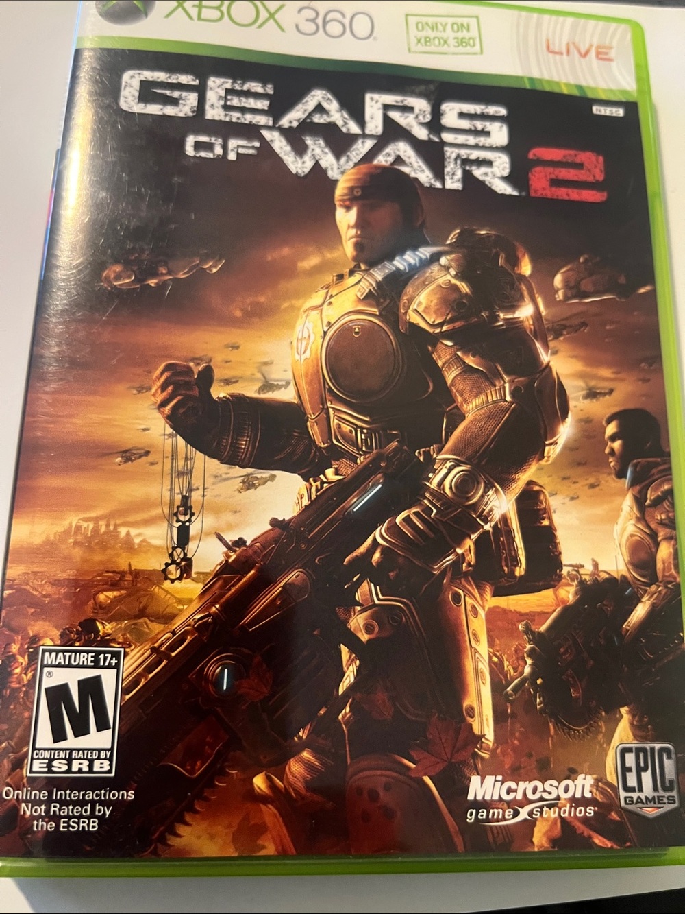 Gears of War 2 - Brown/Orange Game Case